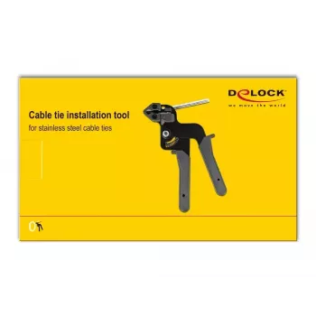 Zange DELOCK 86772 — Metall-Kunststoff-Konstruktion, graue Kunststoffgriffe