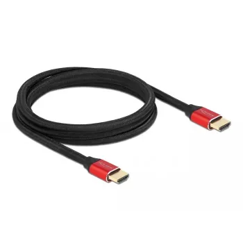 HDMI-Kabel DeLOCK Ultra High Speed 48 Gbps 8K 60 Hz Rot 2 m