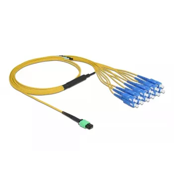 LWL-Kabel MPO-Buchse auf 12 x SC Simplex Stecker DeLOCK 84871