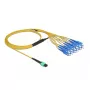 LWL-Kabel MPO-Buchse auf 12 x SC Simplex Stecker DeLOCK 84871