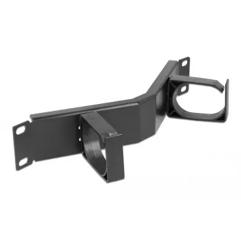 Kabelmanagement-Panel DeLOCK 10 Zoll 1HE schwarz mit Haken