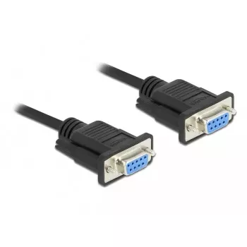 Serielles Kabel DeLOCK 87785 Schwarz 2m DB-9