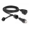 DeLOCK Netzwerkkabel RJ45-Stecker auf RJ45-Stecker Cat.6 STP 3m IP68 wasserdicht