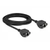 Netzwerk-Verlängerungskabel DeLOCK Cat.6A 3m Schwarz