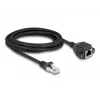 DeLOCK RJ50-Verlängerungskabel Stecker auf Buchse S/FTP 3 m schwarz
