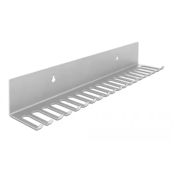 Kabelhalter DeLOCK 318 x 65 mm Wandmontage grau