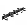 Kabelmanagementpanel DeLOCK 19 Zoll 1U schwarz mit 9 Haken