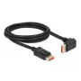 DisplayPort-Kabel DeLOCK 87055 2m 8K 60Hz Stecker auf Stecker 90° nach oben