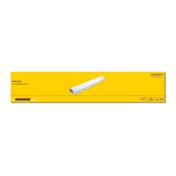 Kabelkanal DeLOCK 20885 Untertischmontage 63 x 28 mm weiß 2 Stück