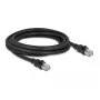 Netzwerkkabel DeLOCK RJ45 Cat.6A F/UTP 3m Schwarz