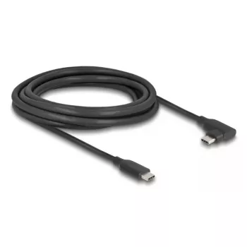USB-Kabel DeLOCK 81195 3m USB C Schwarz 10 Gbit/s