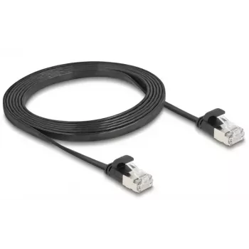 DeLOCK 81165 RJ-45 Cat6a 2m Schwarz