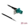 Koaxialkabel DELOCK 90725, FAKRA Z Stecker – 0,2 m, 1,13/0,2