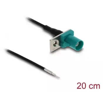 Koaxialkabel DELOCK 90725, FAKRA Z Stecker – 0,2 m, 1,13/0,2