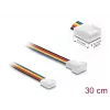 Kabelverlängerung DELOCK 90871 für Computer-Kühlsysteme, PVC, 1,3 mm Durchmesser, mehrfarbig