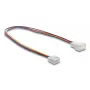 Kabelverlängerung DELOCK 90871 für Computer-Kühlsysteme, PVC, 1,3 mm Durchmesser, mehrfarbig