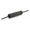 Kupplungsadapter DELOCK RJ45-Buchse auf RJ45-Buchse mit M23-Gewinde, Cat.6a/Cat.7, IP68, schwarz