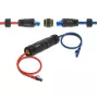 Kupplungsadapter DELOCK RJ45-Buchse auf RJ45-Buchse mit M23-Gewinde, Cat.6a/Cat.7, IP68, schwarz
