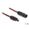 Kabel DELOCK 90973 DL4 Solarkabel 6 mm² 1 m rot/schwarz Stecker auf Buchse 1000 V DC