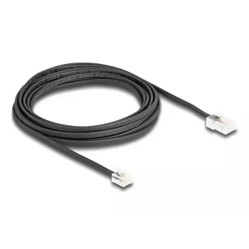 DeLOCK 88038 Telefonkabel 5 m Schwarz RJ-45 RJ-11
