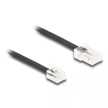 DeLOCK 88038 Telefonkabel 5 m Schwarz RJ-45 RJ-11