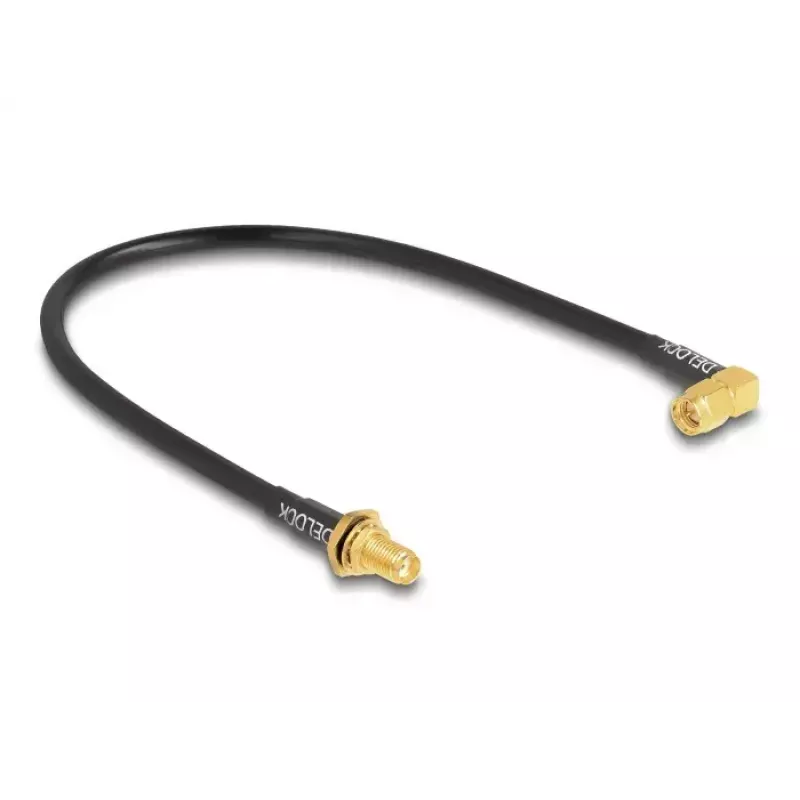 Koaxialkabel DeLOCK 12110 0,3 m SMA Schwarz