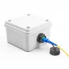 DeLOCK Glasfaserkabel-Steckverbinder SC Simplex Buchse auf SC Simplex Buchse wasserdicht