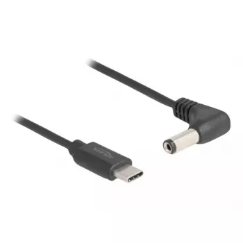 DeLOCK 85398 Stromkabel Schwarz 1,5 m USB C 5,5 x 2,1 mm