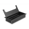 Kabeldurchführung DELOCK 66856 für Schreibtisch, schwarz, 80×160×28 mm, 1 Stück