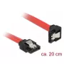 SATA-Kabel DeLOCK 83977 0,2 m Schwarz Rot