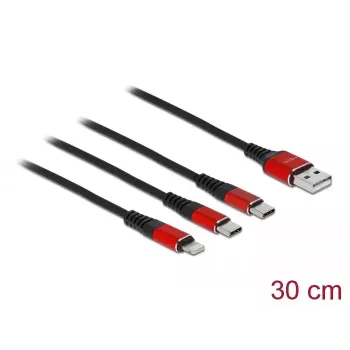 USB-Ladekabel 3-in-1 DeLOCK 86708