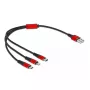 USB-Ladekabel 3-in-1 DeLOCK 86708