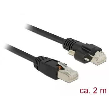 Netzwerkkabel DeLOCK 85668 RJ-45 Cat6 2m Schwarz