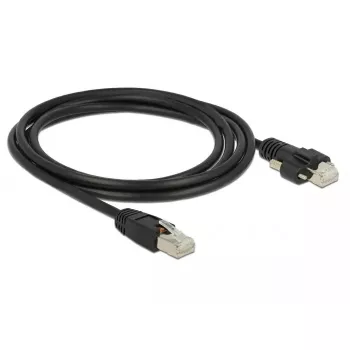 Netzwerkkabel DeLOCK 85668 RJ-45 Cat6 2m Schwarz