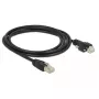 Netzwerkkabel DeLOCK 85668 RJ-45 Cat6 2m Schwarz