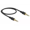 Audiokabel DeLOCK 85592 0,5 m 3,5 mm Schwarz
