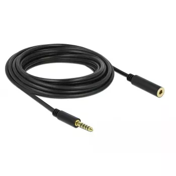 Audio-Kabel DeLOCK 85799 5m 4,4mm Schwarz