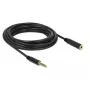 Audio-Kabel DeLOCK 85799 5m 4,4mm Schwarz