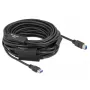 USB-Kabel DeLOCK 85382 USB 3.2 Gen 1 20 m USB A USB B Schwarz