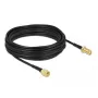 Antennenkabel DeLOCK SMA-Stecker auf SMA-Buchse LMR/CFD100 10 m