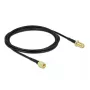 Antennenkabel DeLOCK SMA-Stecker auf SMA-Buchse LMR/CFD100 2 m