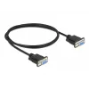 Serial Kabel DeLOCK RS-232 D-Sub 9 female to female null modem 87278