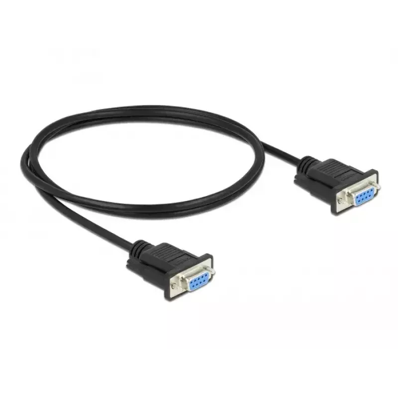 Serial Kabel DeLOCK RS-232 D-Sub 9 female to female null modem 87278