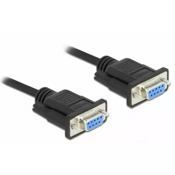 Serial Kabel DeLOCK RS-232 D-Sub 9 female to female null modem 87278