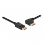DisplayPort-Kabel DeLOCK 87048 8K 60Hz 3m Stecker auf Stecker 90° links abgewinkelt