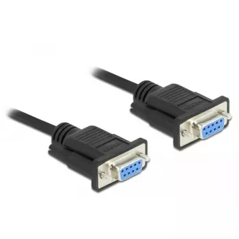 Serielles Kabel RS-232 D-Sub 9 Buchse auf Buchse Nullmodem DeLOCK 87516