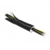 DeLOCK Kabelhülse Neopren flexibel 1,5 m x 135 mm schwarz/weiß