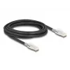 Netzwerkkabel DELOCK 80257 — Cat6a S/FTP (S‑STP), RJ‑45 auf RJ‑45, 3 m, schwarz