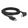 DisplayPort-Kabel DeLOCK 87052 8K 60Hz 3m Stecker auf Stecker 90° abwärts