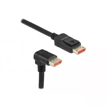 DisplayPort-Kabel DeLOCK 87052 8K 60Hz 3m Stecker auf Stecker 90° abwärts